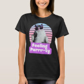 Cat Hilarious Meme Kat Feline Feeling Spint t la T-shirt (Voorkant)