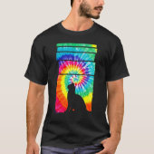 Cat Hippie Tie Dye Cat   T-shirt (Voorkant)