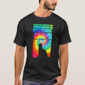 Cat Hippie Tie Dye Cat T-shirt (Voorkant)