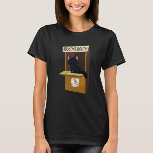 Cat Hissing Booth Free Hisses Animal T-shirt (Voorkant)