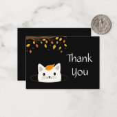 Cat Hole Hartelijk dank Notitiekaartje (Voorkant / Achterkant in situ)