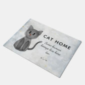 Cat Home - Sommige mensen wonen hier ook - Deurmat (Schuin)
