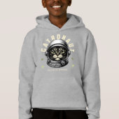 Cat Hoodie Funny Cat Astronaut (Voorkant)