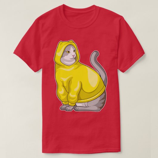 Cat Hoodie T-shirt (Design voorkant)