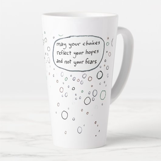 Cat Hopes Latte Mok (Rechterhoek)