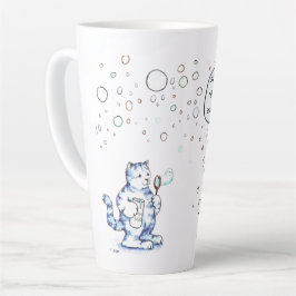 Cat Hopes Latte Mok