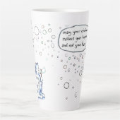 Cat Hopes Latte Mok (Voorkant)