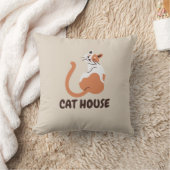 cat house pillowcase kussen (Deken)