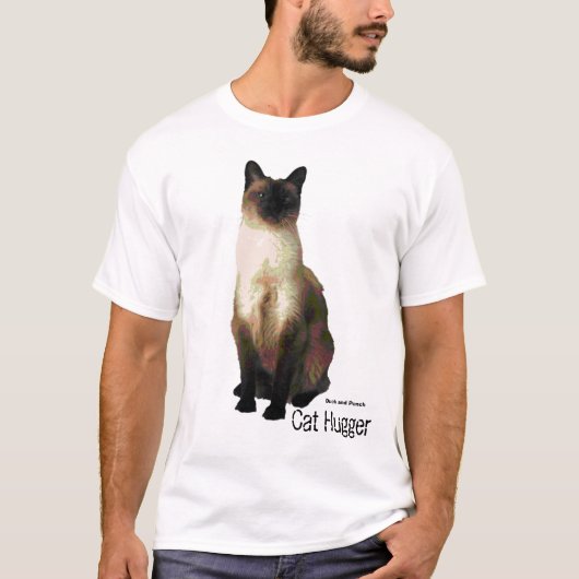 Cat Hugger T-shirt (Voorkant)