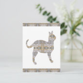 CAT huisdier CRYSTAL Jewel NVN452 KINDEREN GROOT Briefkaart (Staand voorkant)