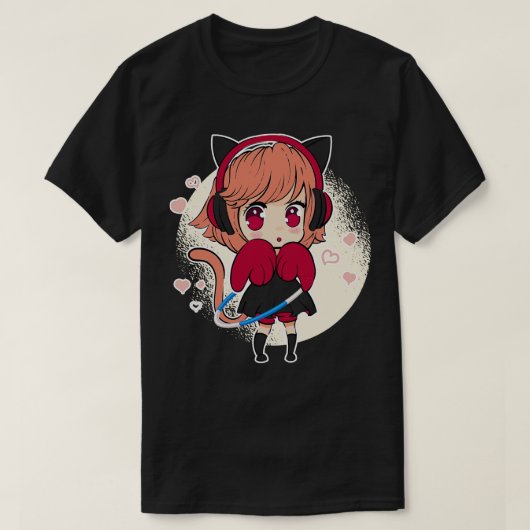 Cat Hula HoopGirl T-shirt (Design voorkant)