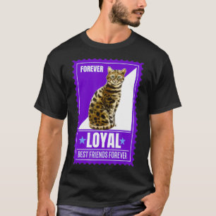 Cat Humor Bengal Quote Forever Stamp Collector Gif T-shirt