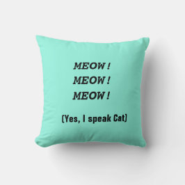 Cat Humor Sierkussen