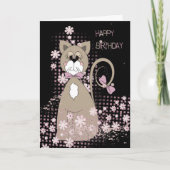 Cat Humor Verjaardag Kaart (Voorkant)