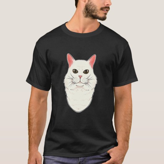 Cat I Cat Face I Turkey Angora Cat T-shirt (Voorkant)