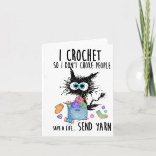 Cat I Crochet, dus ik koos mensen niet om een leve Kaart