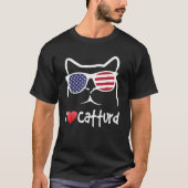 Cat I Love Catturd Funny T-Shirt (Voorkant)