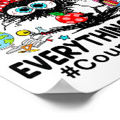 Cat I Survived 67 Days Of School I'm Fine Counselo Poster (Hoek)