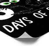 Cat I Survived 67 Days Of School Teachers Students Poster (Hoek)