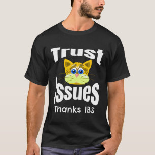 Cat IBS prikkelbare darmsyndroom Warrior Awareness T-shirt