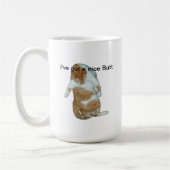 Cat Ik heb een mooie Mok. Koffiemok (Links)