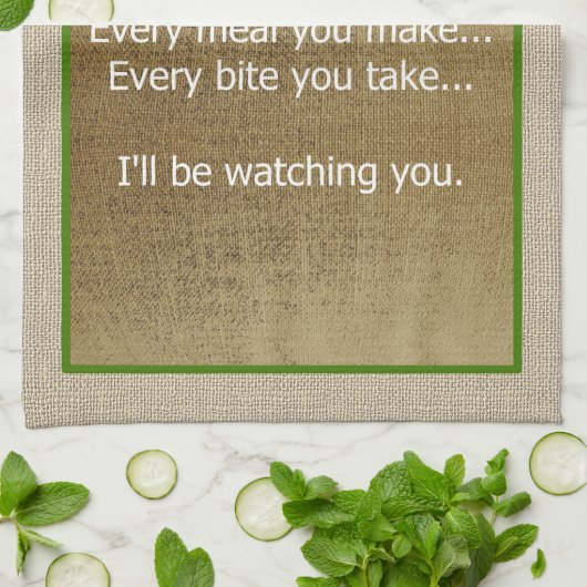 Cat ik kijk naar je Song Parody Theedoek (Gevouwen)