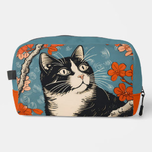 Cat Illustratie Dopp Kit Toilettasje