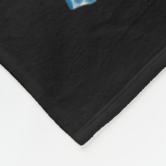 Cat In Boxing Suit Fleece Deken (Hoek)