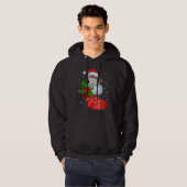 Cat In Christmas Socks   Santa Cat Xmas Hoodie (Voorkant volledig)