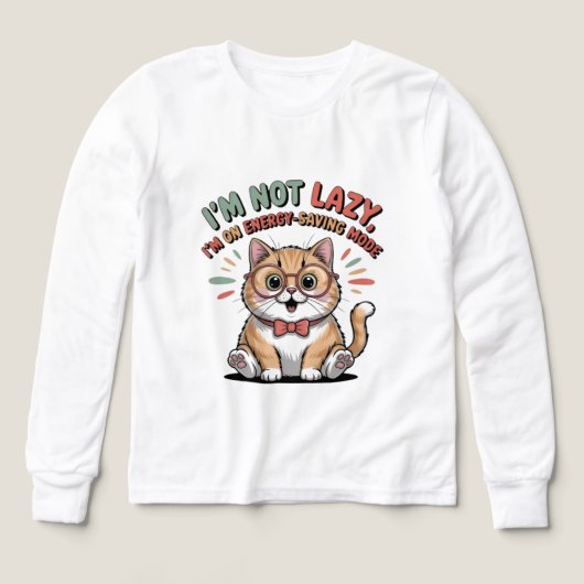 Cat in Energy Saving Mode (Voorkant)