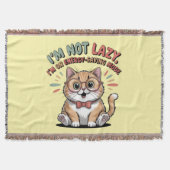 Cat in Energy Saving Mode Deken (Voorkant)