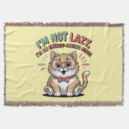 Cat in Energy Saving Mode Deken