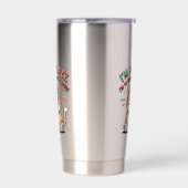 Cat in Energy Saving Mode Geïsoleerde Drinkbeker (Links)