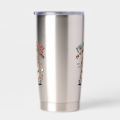 Cat in Energy Saving Mode Geïsoleerde Drinkbeker (Rechts)