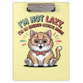 Cat in Energy Saving Mode Klembord (Voorkant)