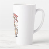 Cat in Energy Saving Mode Latte Mok (Rechts)