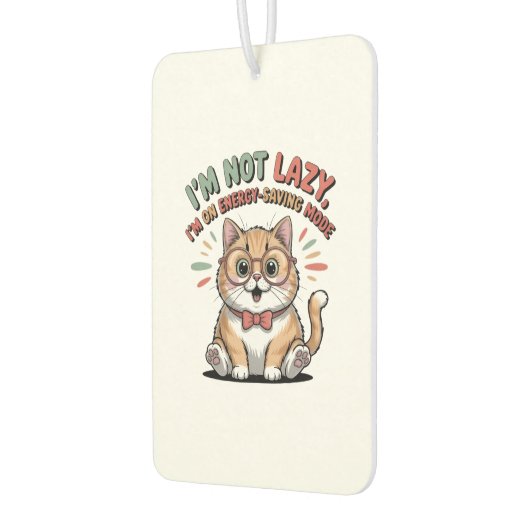 Cat in Energy Saving Mode Luchtverfrisser (Links)