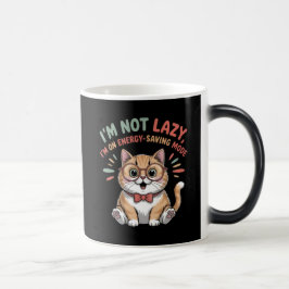 Cat in Energy Saving Mode Magische Mok