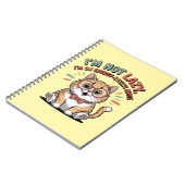 Cat in Energy Saving Mode Notitieboek (Linkerzijde)