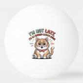 Cat in Energy Saving Mode Pingpongbal (Voorkant)