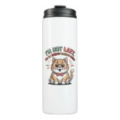 Cat in Energy Saving Mode Thermosbeker (Voorkant)