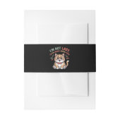 Cat in Energy Saving Mode Uitnodigingen Wikkel (Voorkant Voorbeeld)