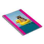 cat in float duck notitieboek (Rechterzijde)