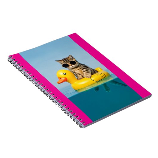 cat in float duck notitieboek (Rechterzijde)