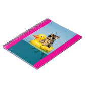 cat in float duck notitieboek (Linkerzijde)