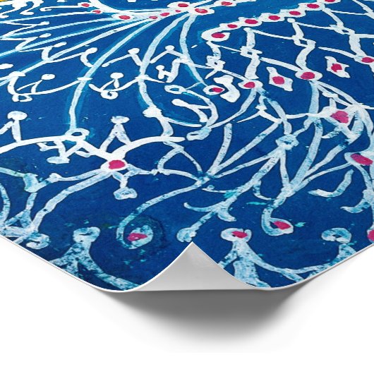 Cat in Gothic Style, Louis Wain Poster (Hoek)