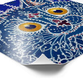 "Cat in Gothic Style" van Louis Wain Foto Afdruk (Hoek)