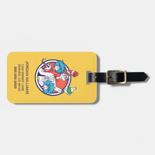 Cat in het Pet & Lab Tech One Lab Tech Two Bagagelabel (Voorkant horizontaal)