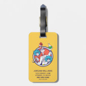 Cat in het Pet & Lab Tech One Lab Tech Two Bagagelabel (Achterkant verticaal)