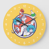 Cat in het Pet & Lab Tech One Lab Tech Two Grote Klok (Voorkant)